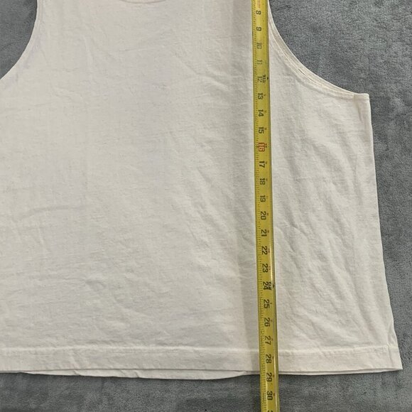 Everybody World Shirt Mens 2XL Tubular Tank Top Cotton Scour Unisex Casual Basic - Picture 2 of 7